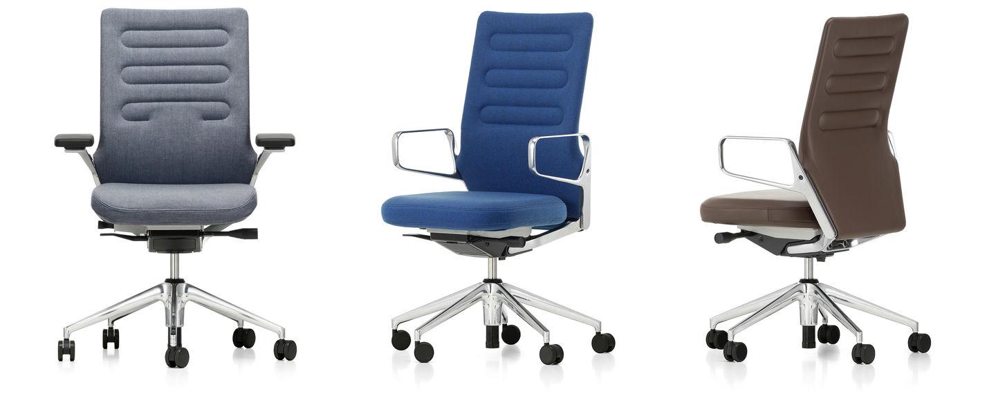 AC 5 WORK Medium back fabric office chair with 5-Spoke base