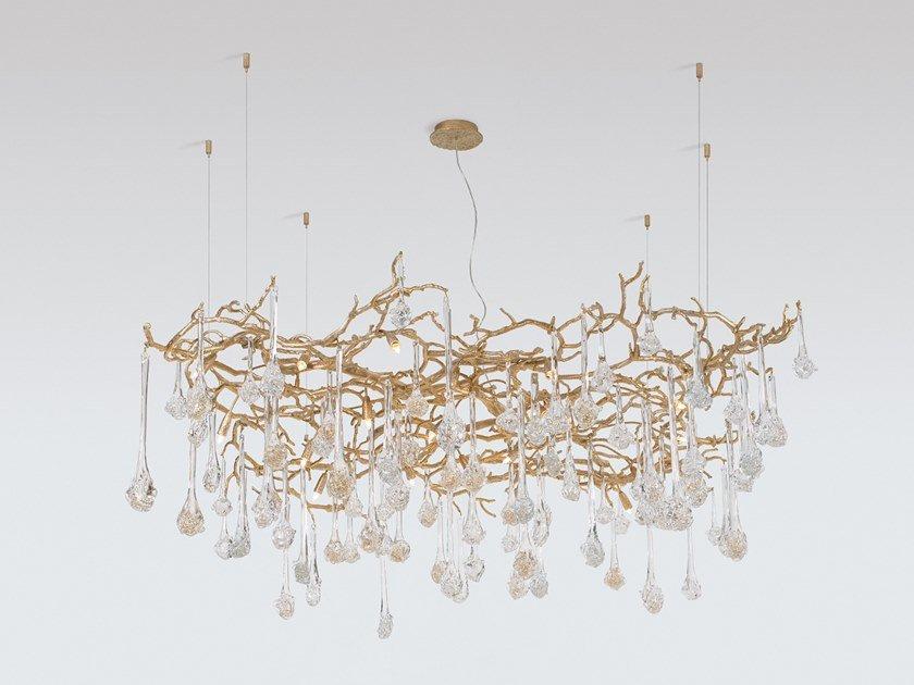 CORAL CT3394/20 Handmade bronze pendant lamp