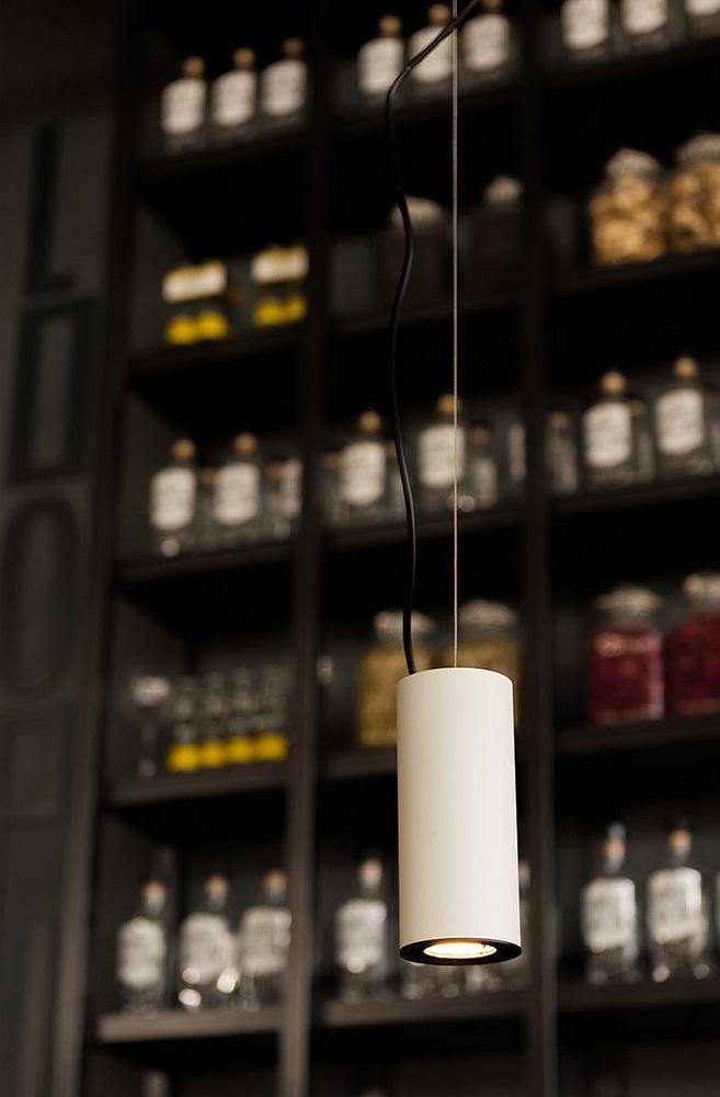 SUPROS Aluminium pendant lamp in a contemporary style