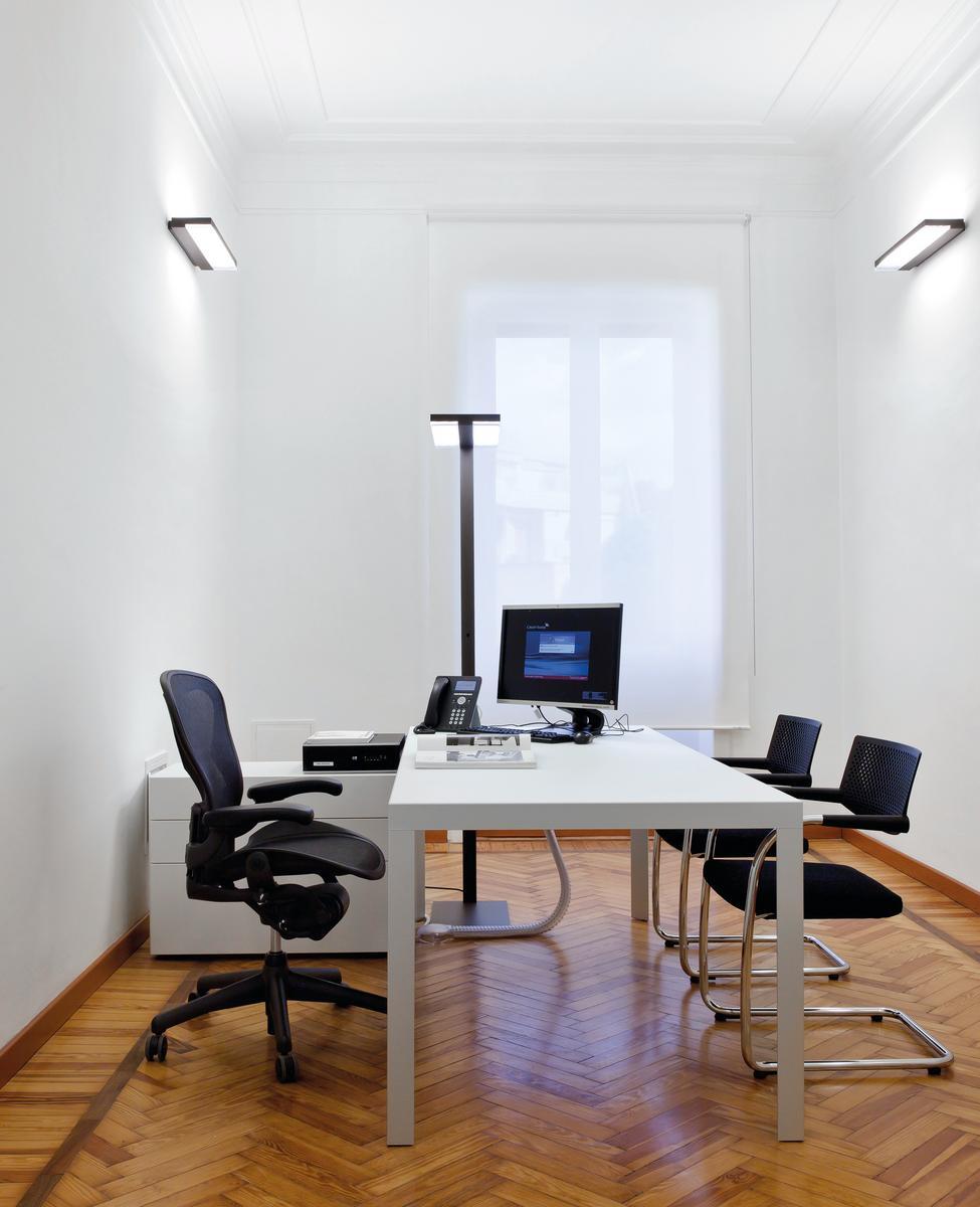 CHOCOLATE Direct-indirect light wall lamp