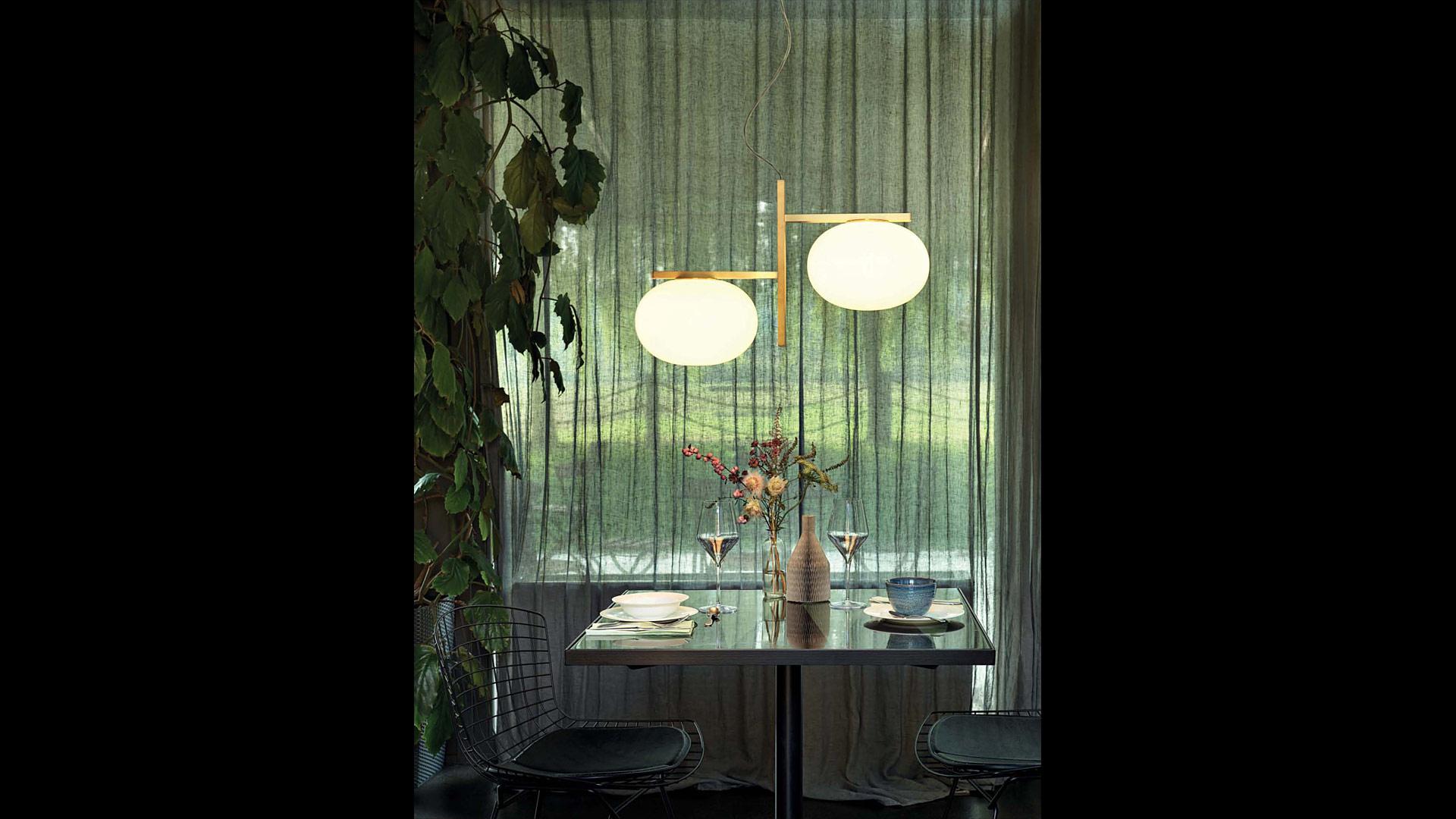 ALBA 468 Opal glass pendant lamp
