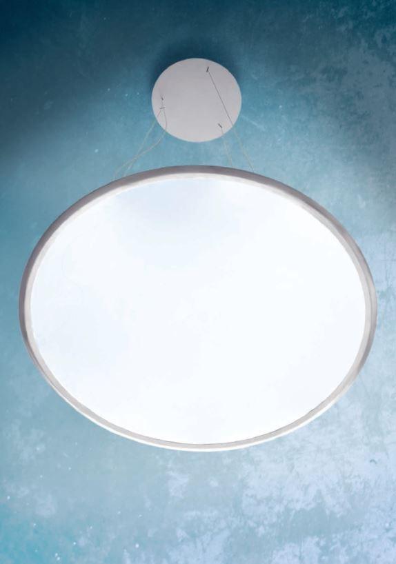 DISCOVERY LED direct-indirect light aluminium pendant lamp