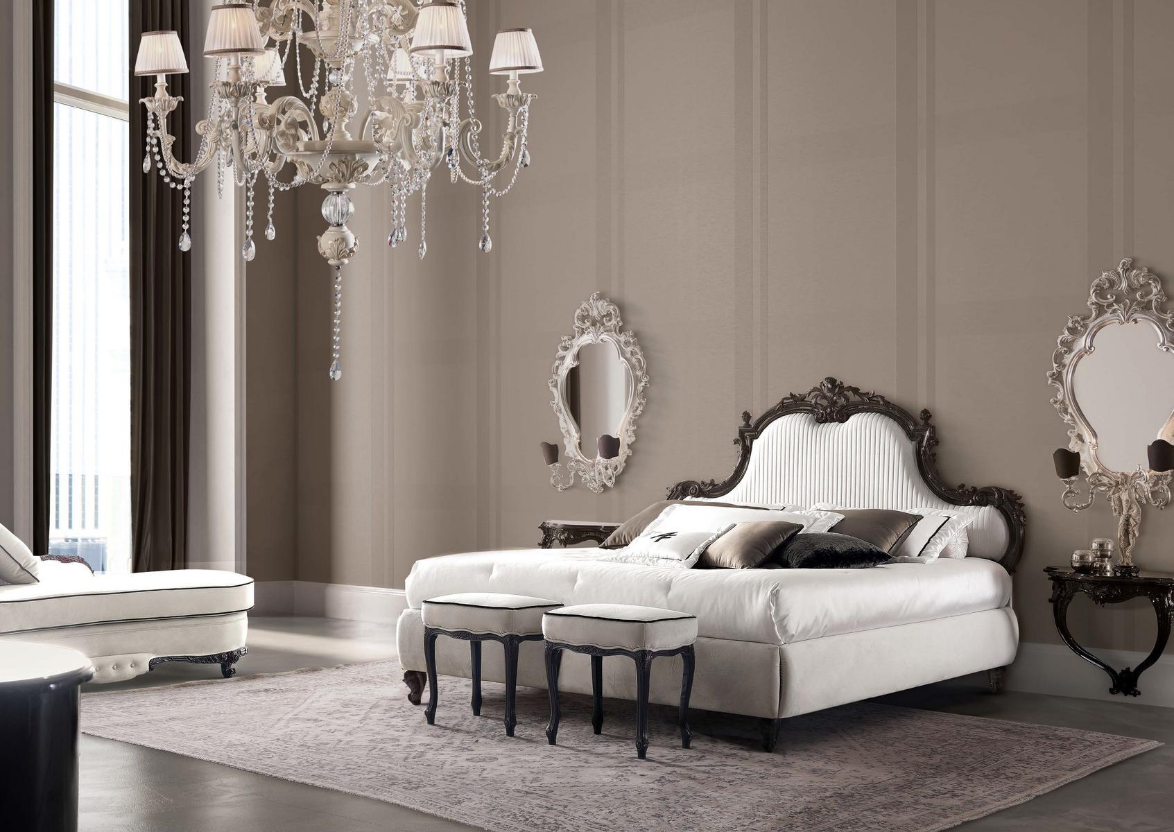 TORNABUONI Upholstered fabric double bed