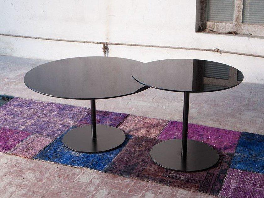 ZAIKIN Tempered glass coffee table for living room
