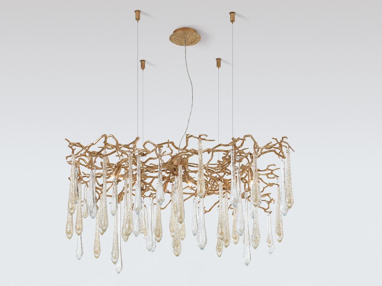 AQUA CT3412/8 Halogen bronze pendant lamp