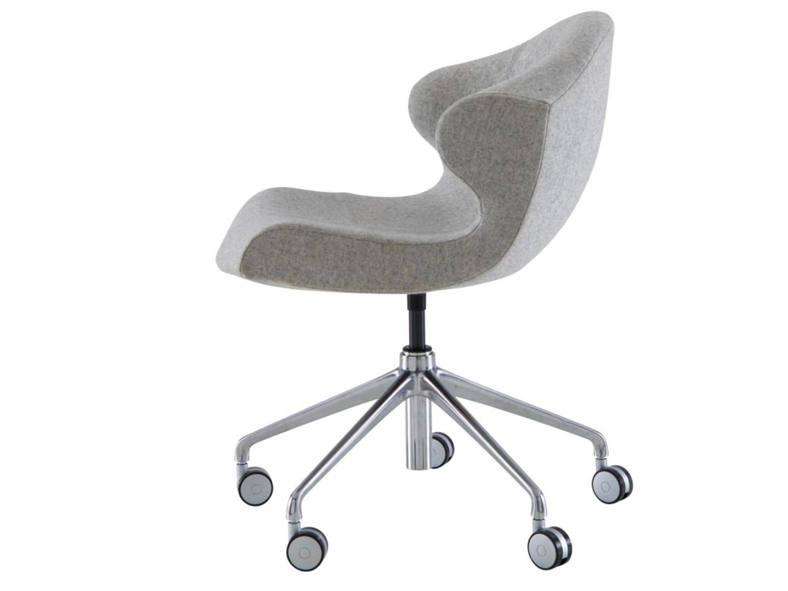 ALSTER Swivel fabric office chair with 5-Spoke base with castors