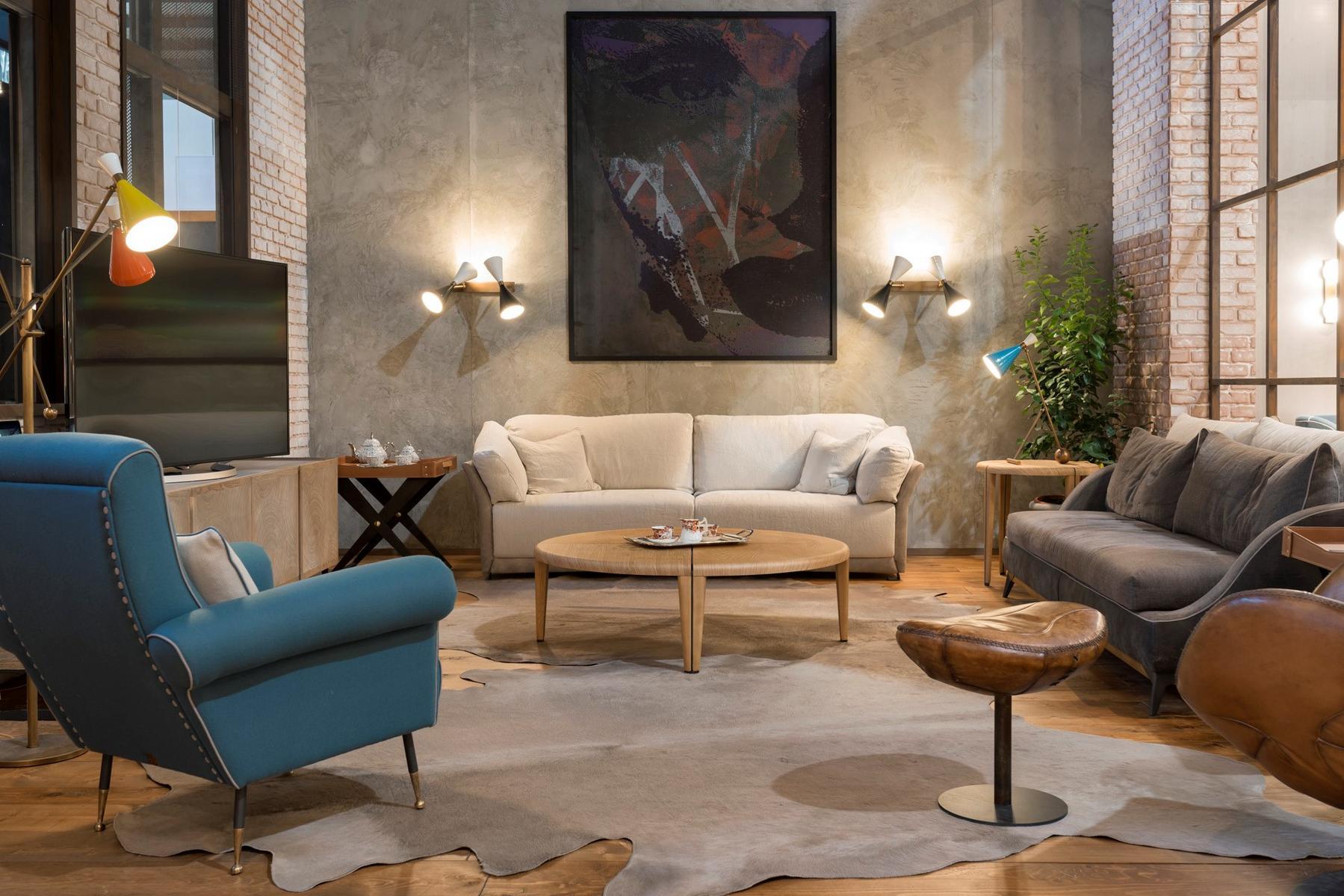FLIPPER Direct-indirect light wall lamp