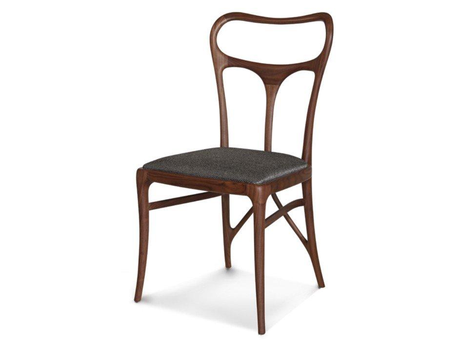 FEBE Walnut chair with integrated cushion