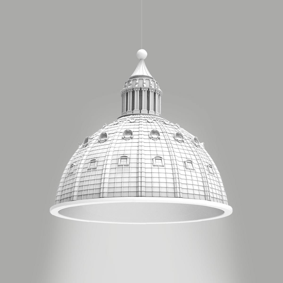 CUPOLONE Direct light resin pendant lamp