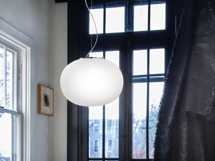 LUCCIOLA SP Blown glass pendant lamp