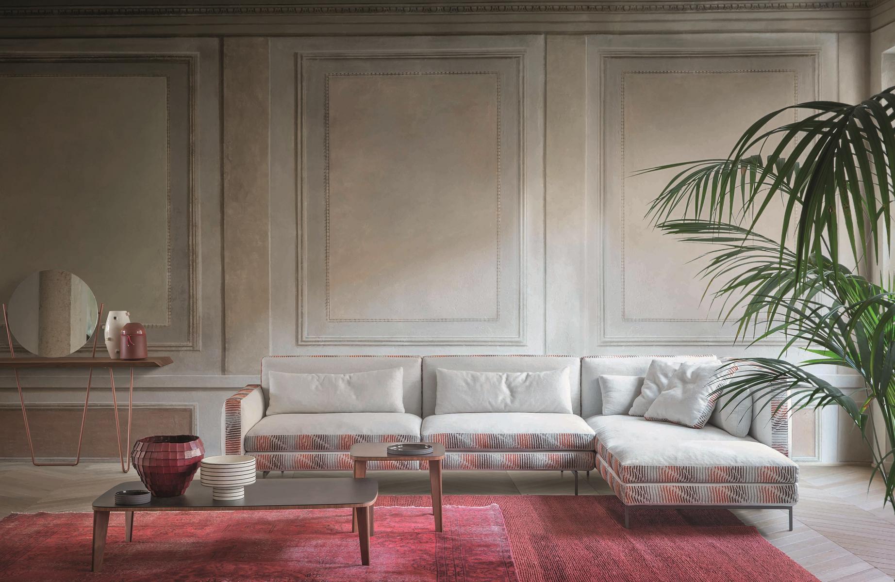 COLORS Corner sectional fabric sofa