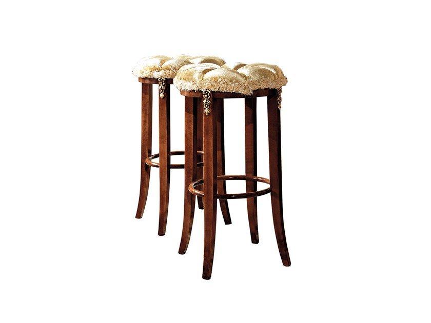 REGGENZA High upholstered fabric stool