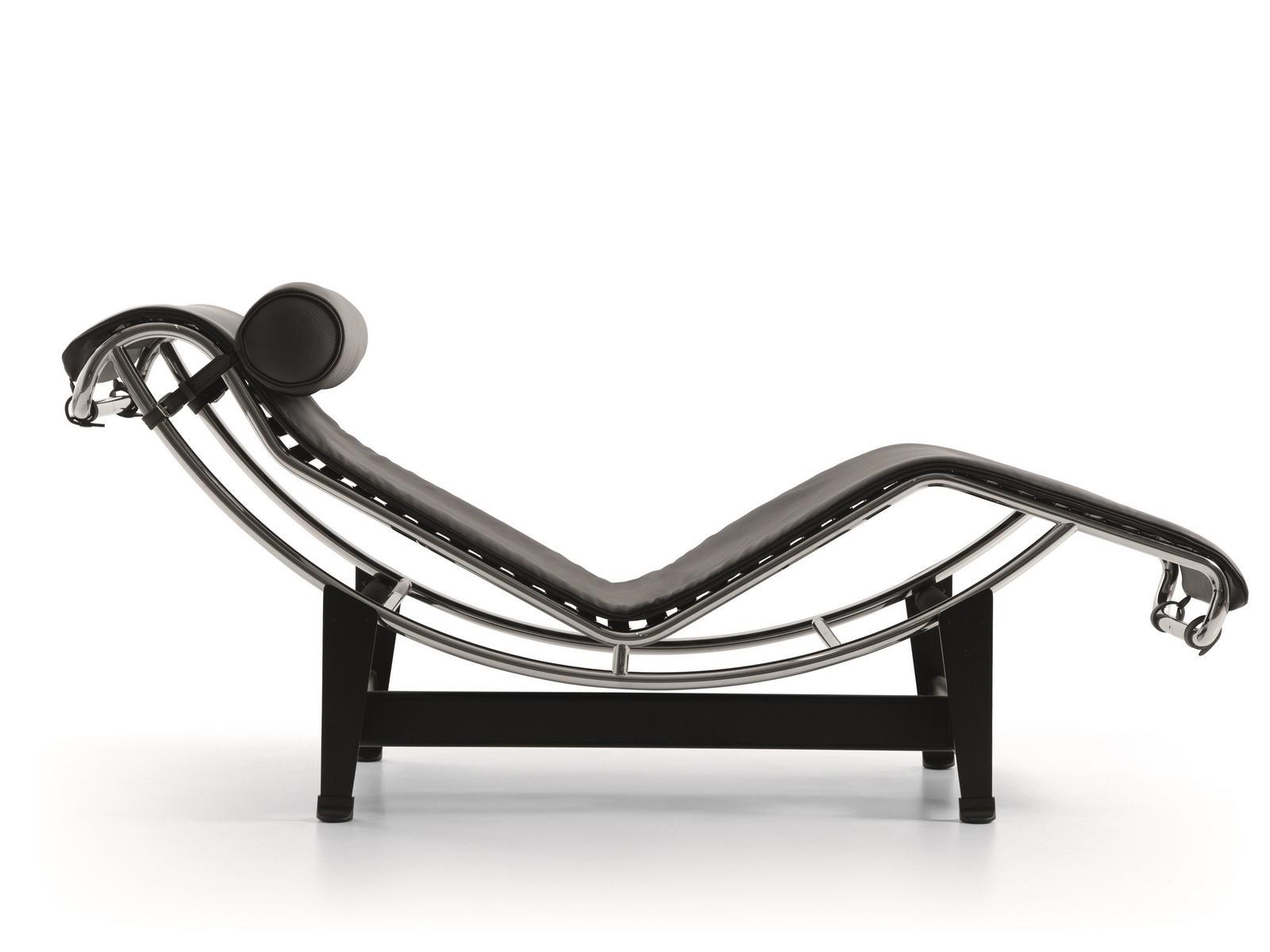 LC4 Leather Chaise longue