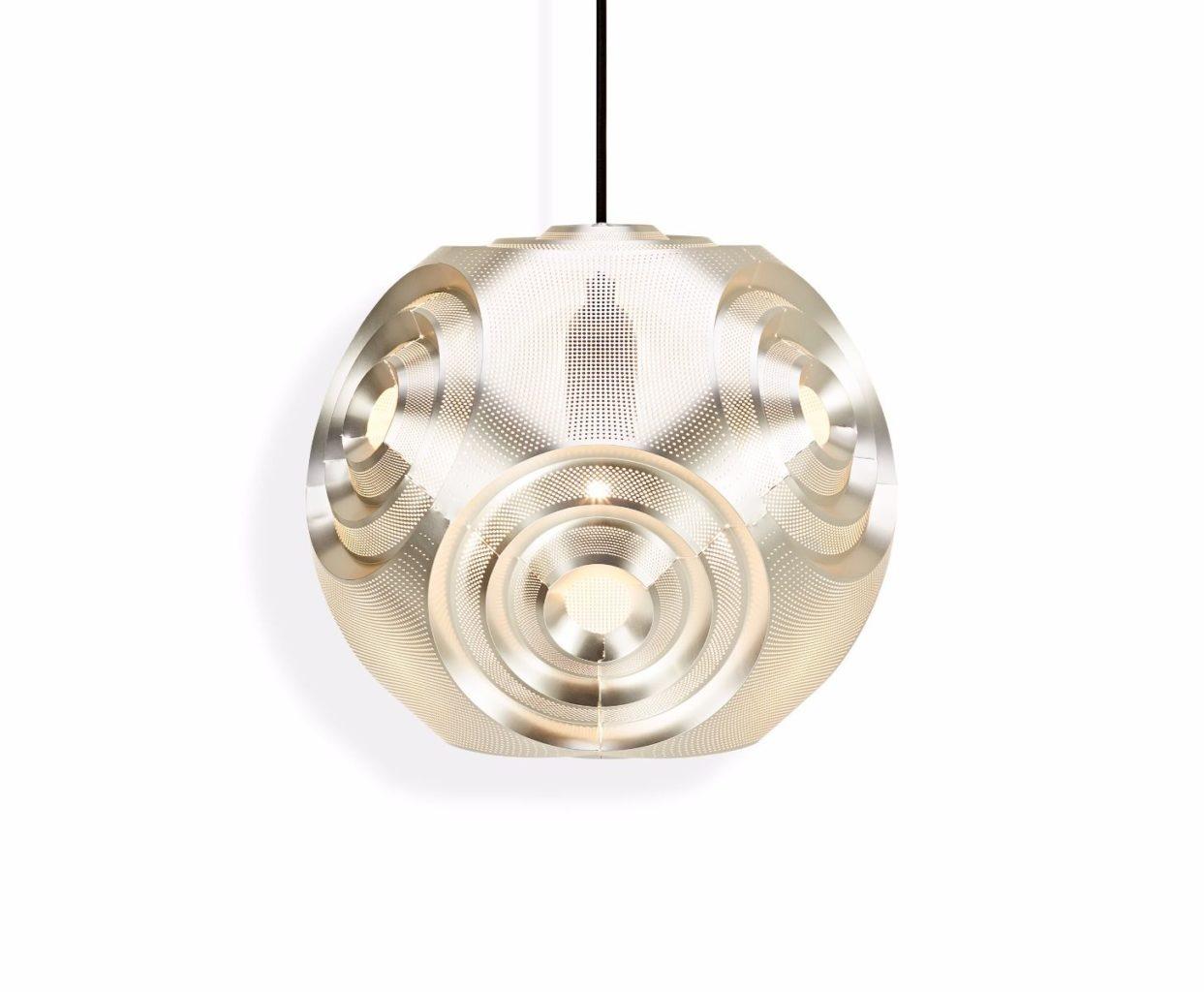CURVE Metal pendant lamp in a contemporary style