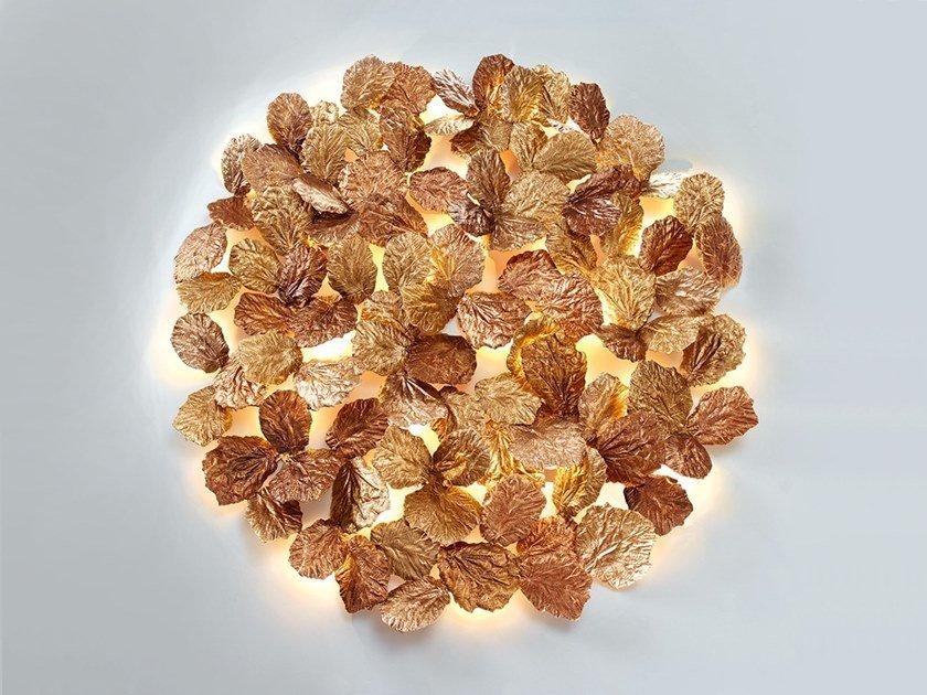 PATHLEAF PL376/32 Bronze wall lamp / ceiling lamp
