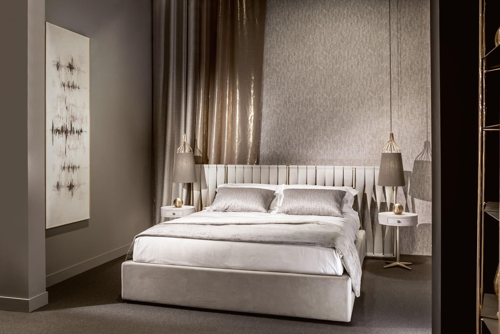 TWIST Leather double bed