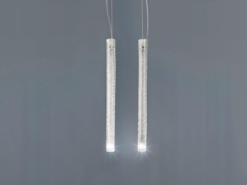 STARDUST SP Direct light blown glass pendant lamp