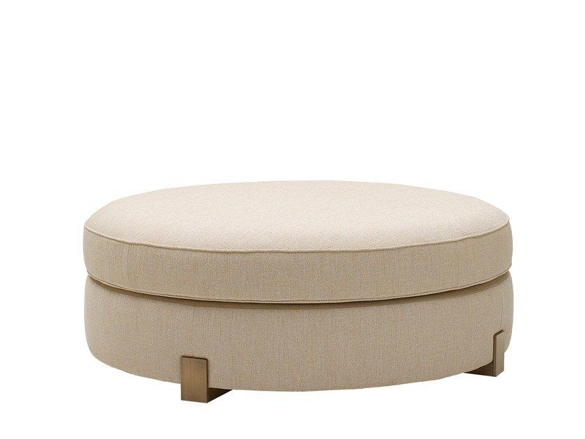 MARIE Upholstered round pouf bed