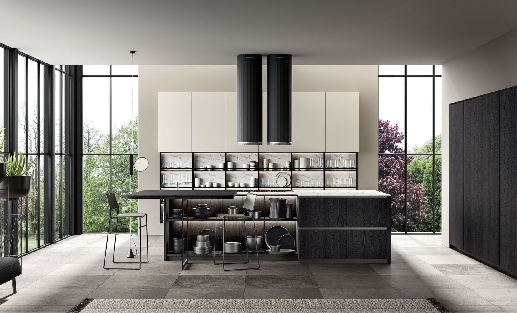 IMMAGINA WOOD Melamine kitchen