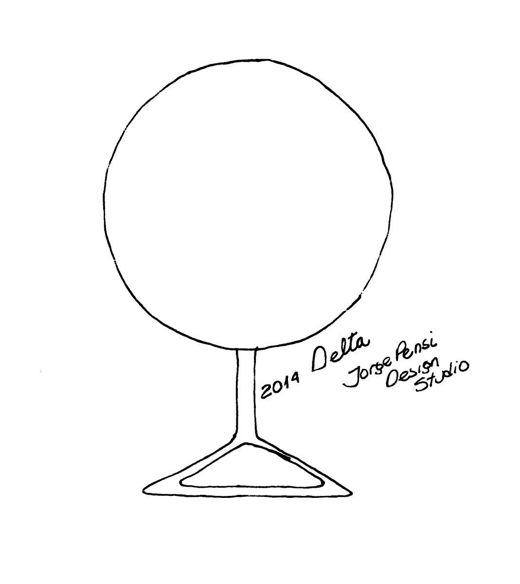 DELTA Folding high table