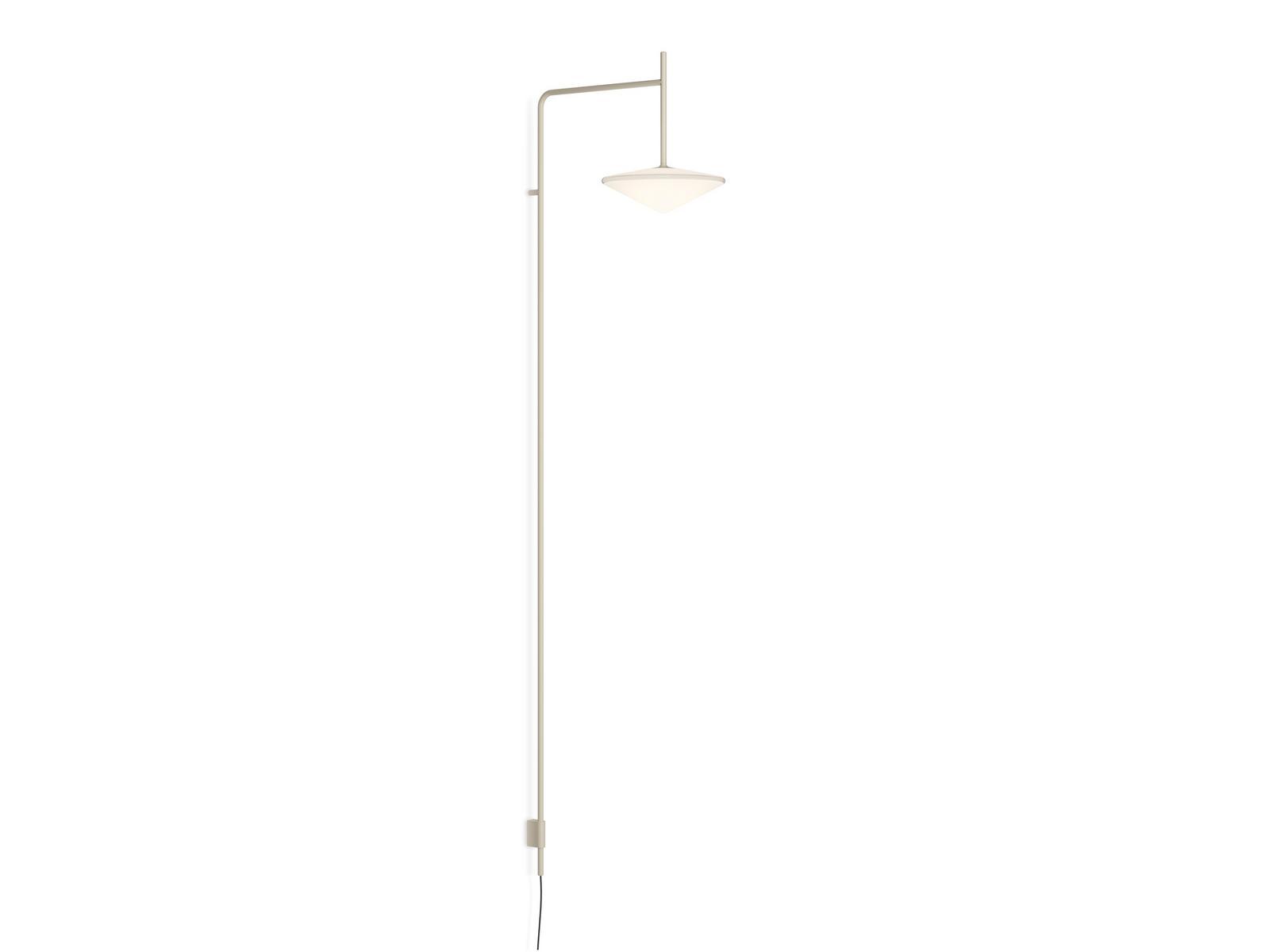 TEMPO 5766_5767 LED direct light steel wall lamp with fixed arm