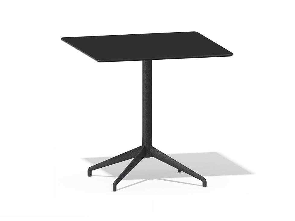 ALIS Square garden table with 4-star base