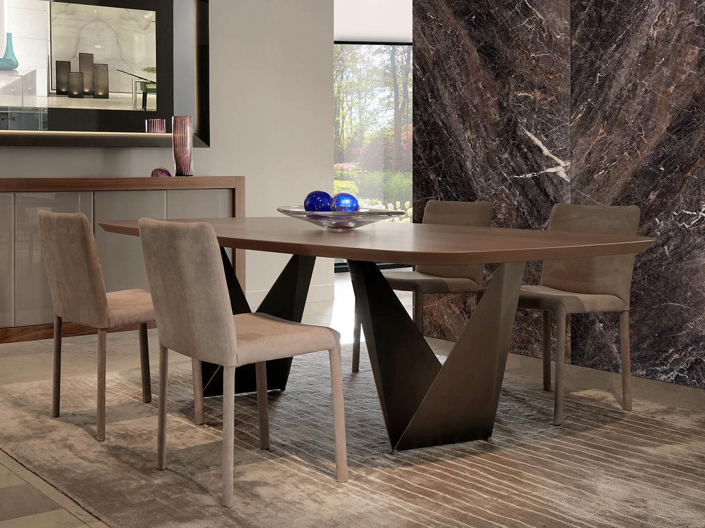 PRISMA Rectangular wooden dining table