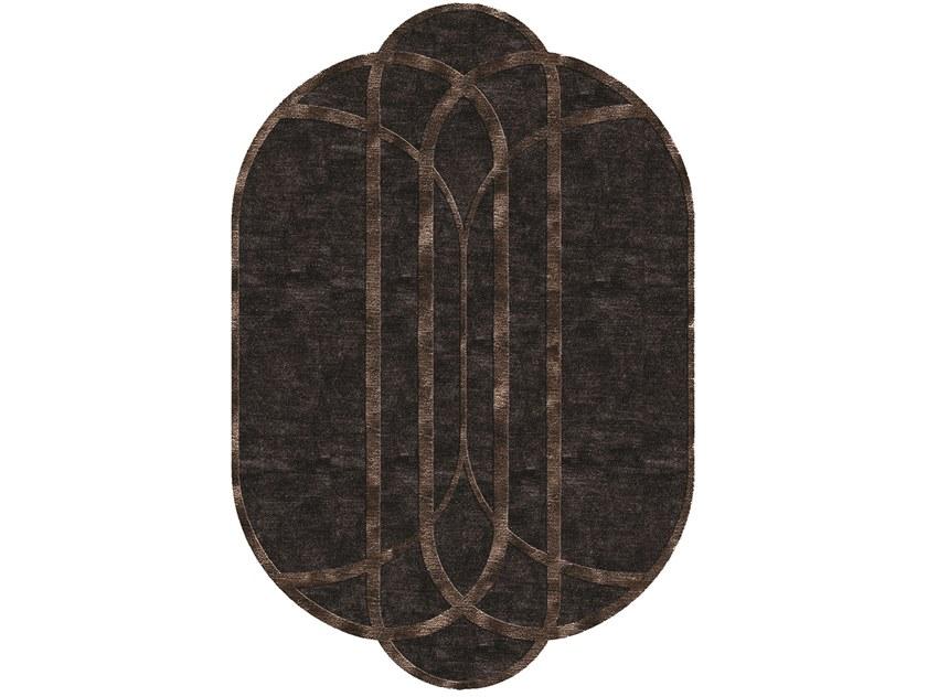 SHELLEY Oval wool rug