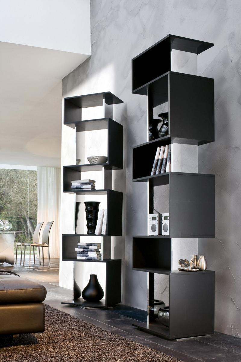 OSUNA Swivel wood and glass bookcase OSUNA Swivel wood and glass bookcase