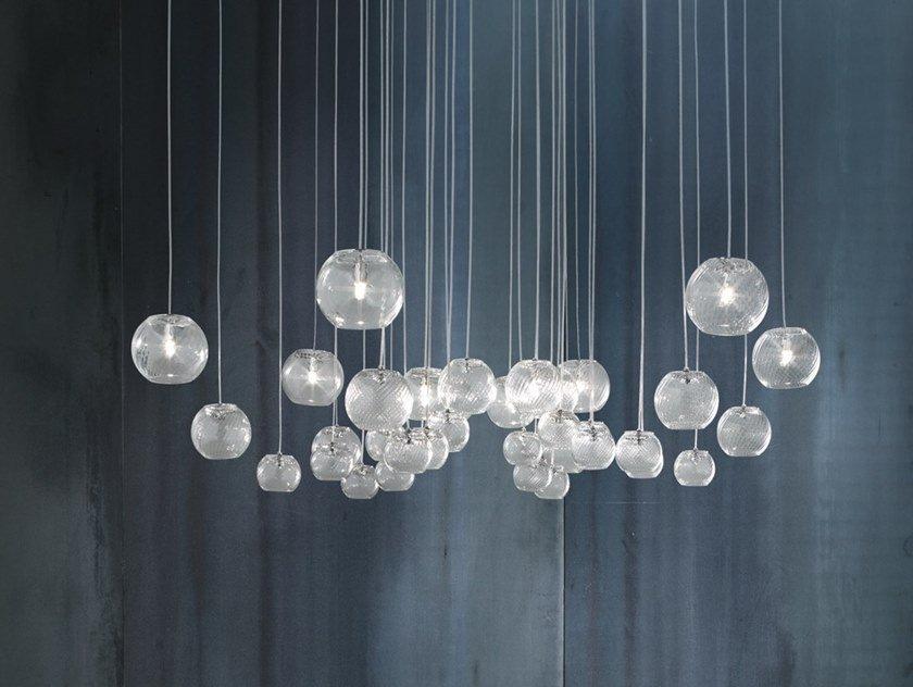 OTO SP CHA Blown glass pendant lamp