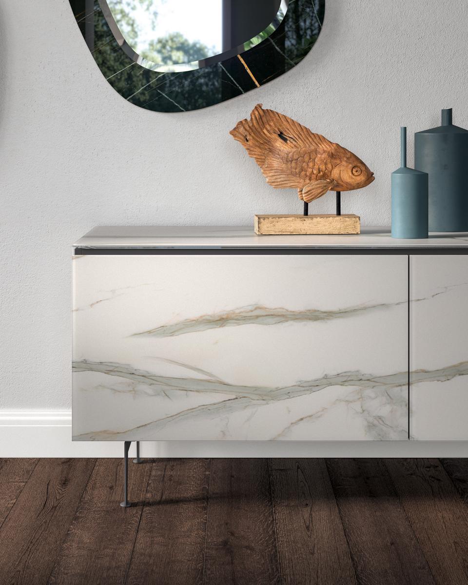 MIAMI VICE Wall-mounted glass mirror
