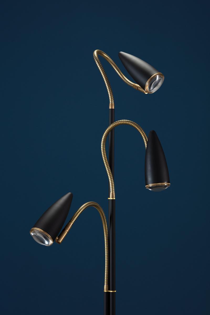 CICLOITALIA FLEX F3 LED floor lamp with swing arm