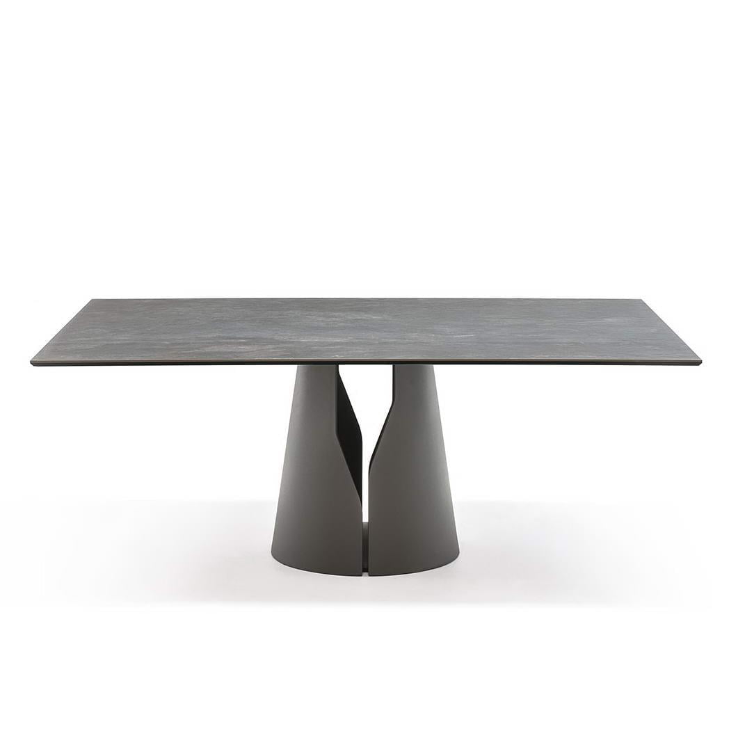 GIANO KERAMIK Rectangular metal table