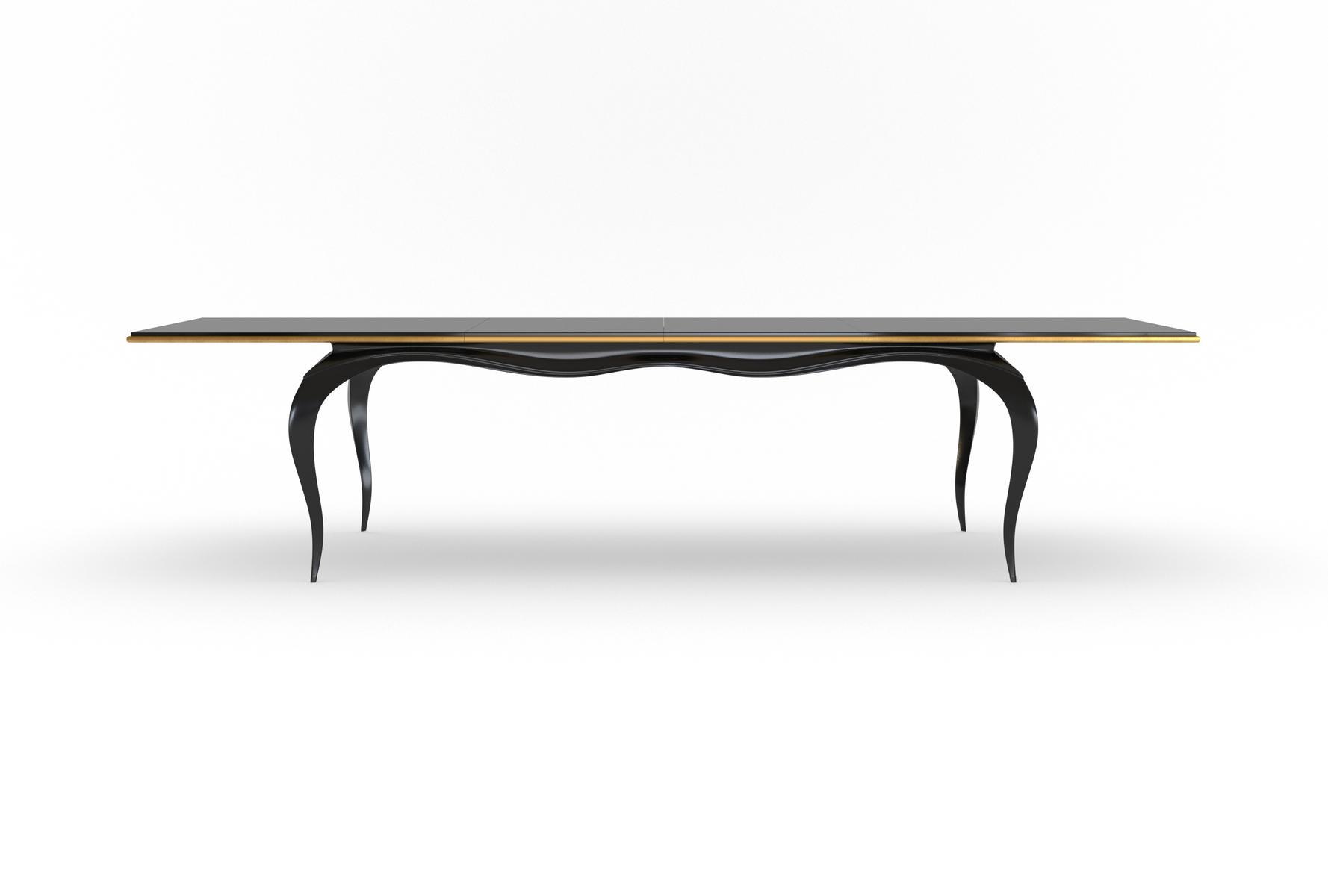 VANESIO Extending rectangular beech table