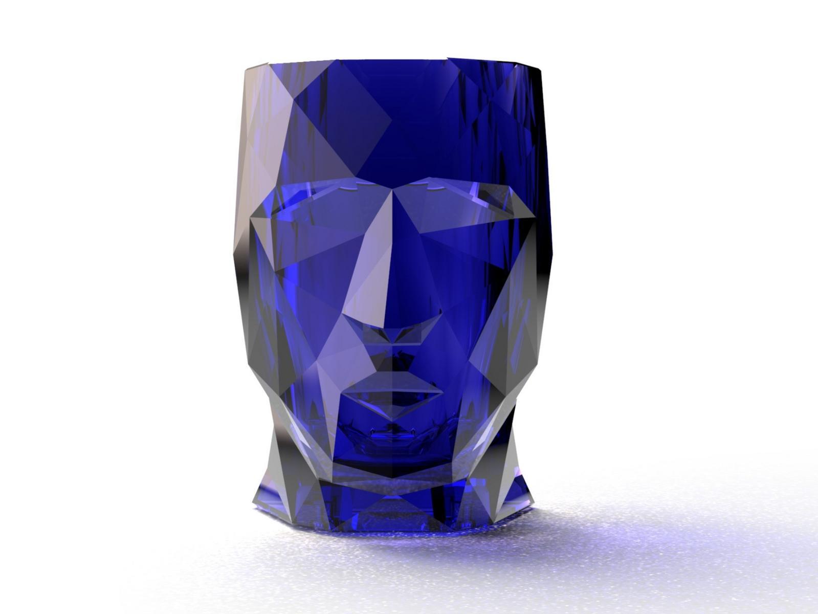 ADAN NANO GLOSSY Polycarbonate vase