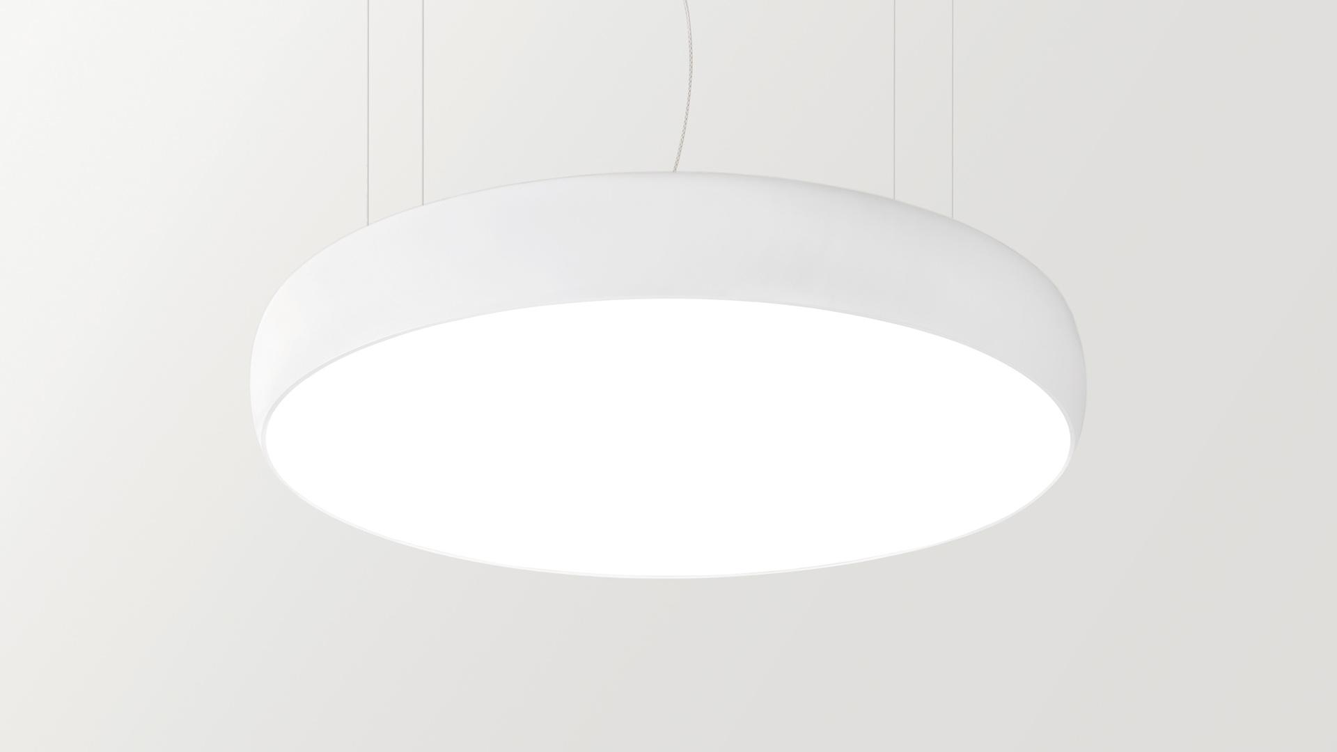 DRUM 90 LED aluminium pendant lamp