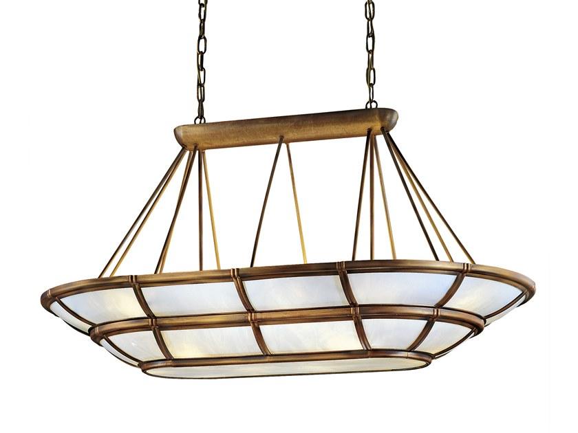 TIZIANO 1997/24 Chandelier with opal glass