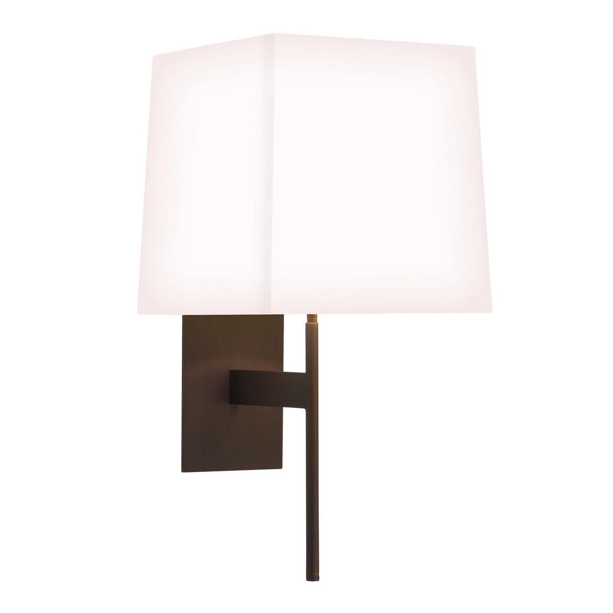 SAN MARINO LED metal wall lamp in metal and fabric