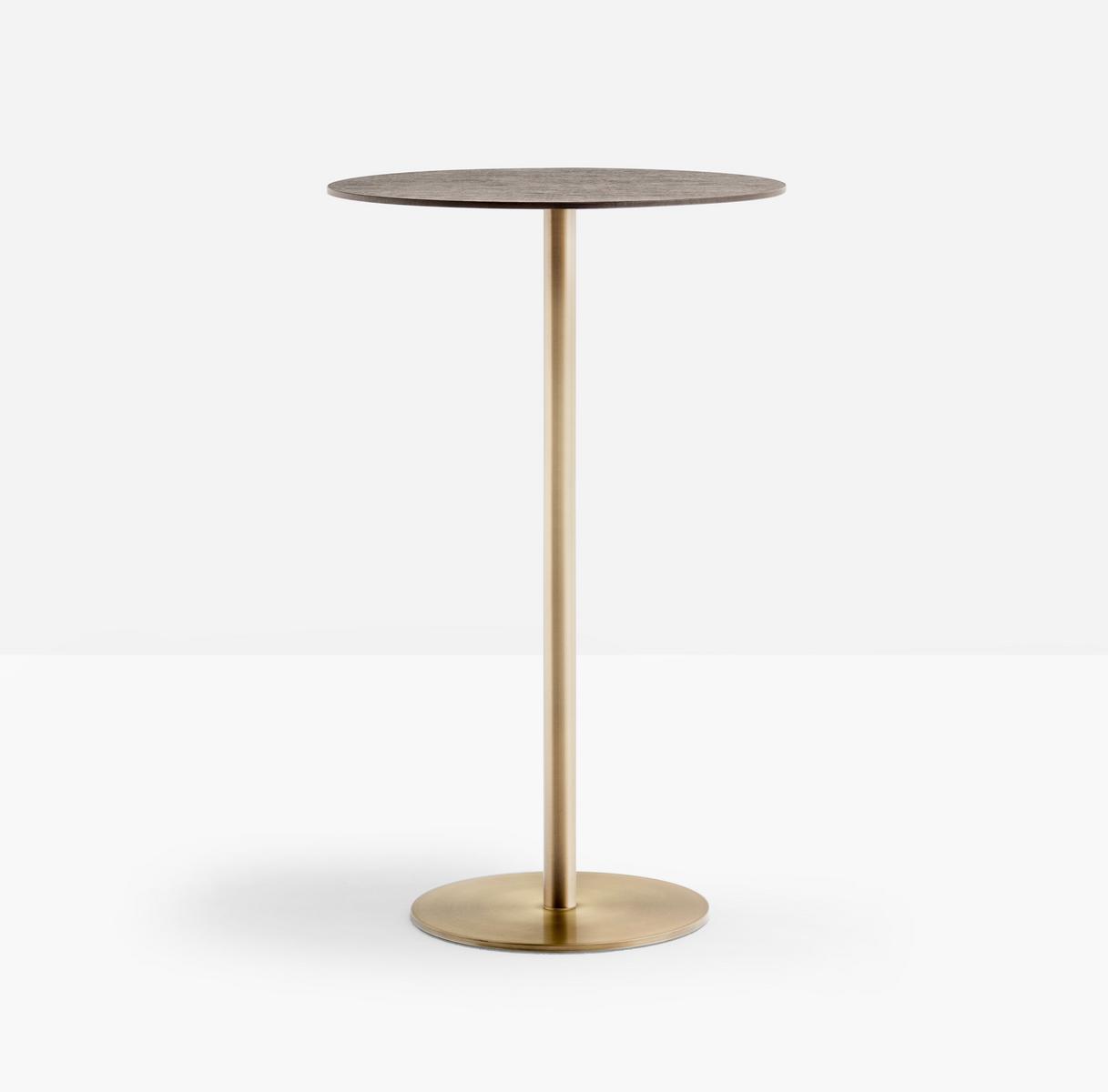 INOX ROUND 4404 Stainless steel high table