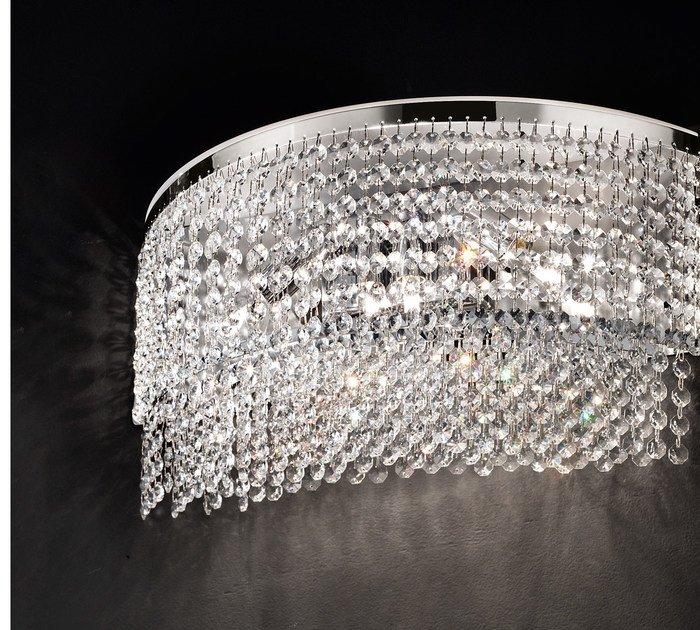 IMPERO & DECO VE 815 A2 / A2+2 Incandescent chrome plated wall light with crystals