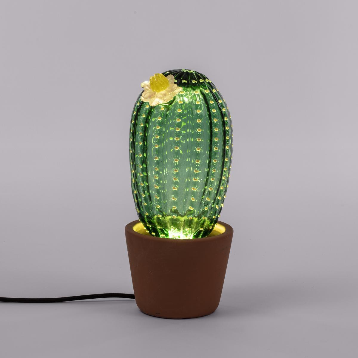 CACTUS SUNRISE Blown glass table lamp / floor lamp