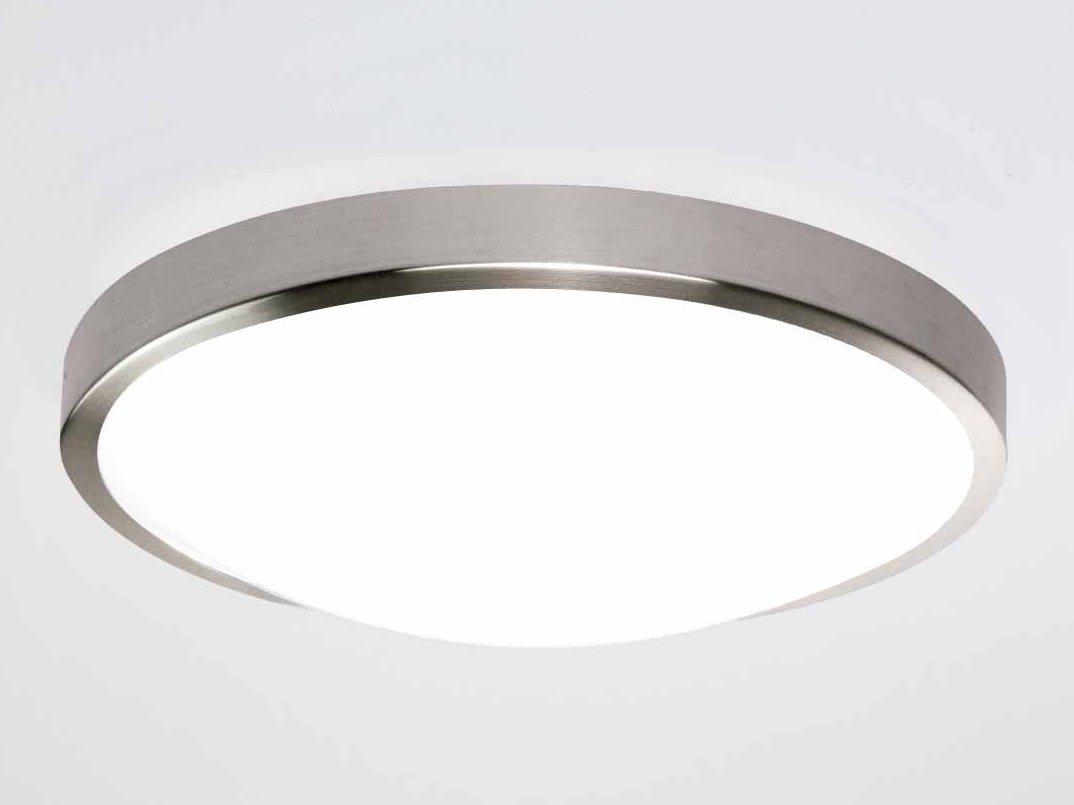 OSAKA LED glass and steel ceiling light