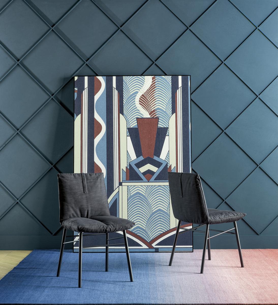 PIL Upholstered fabric chair