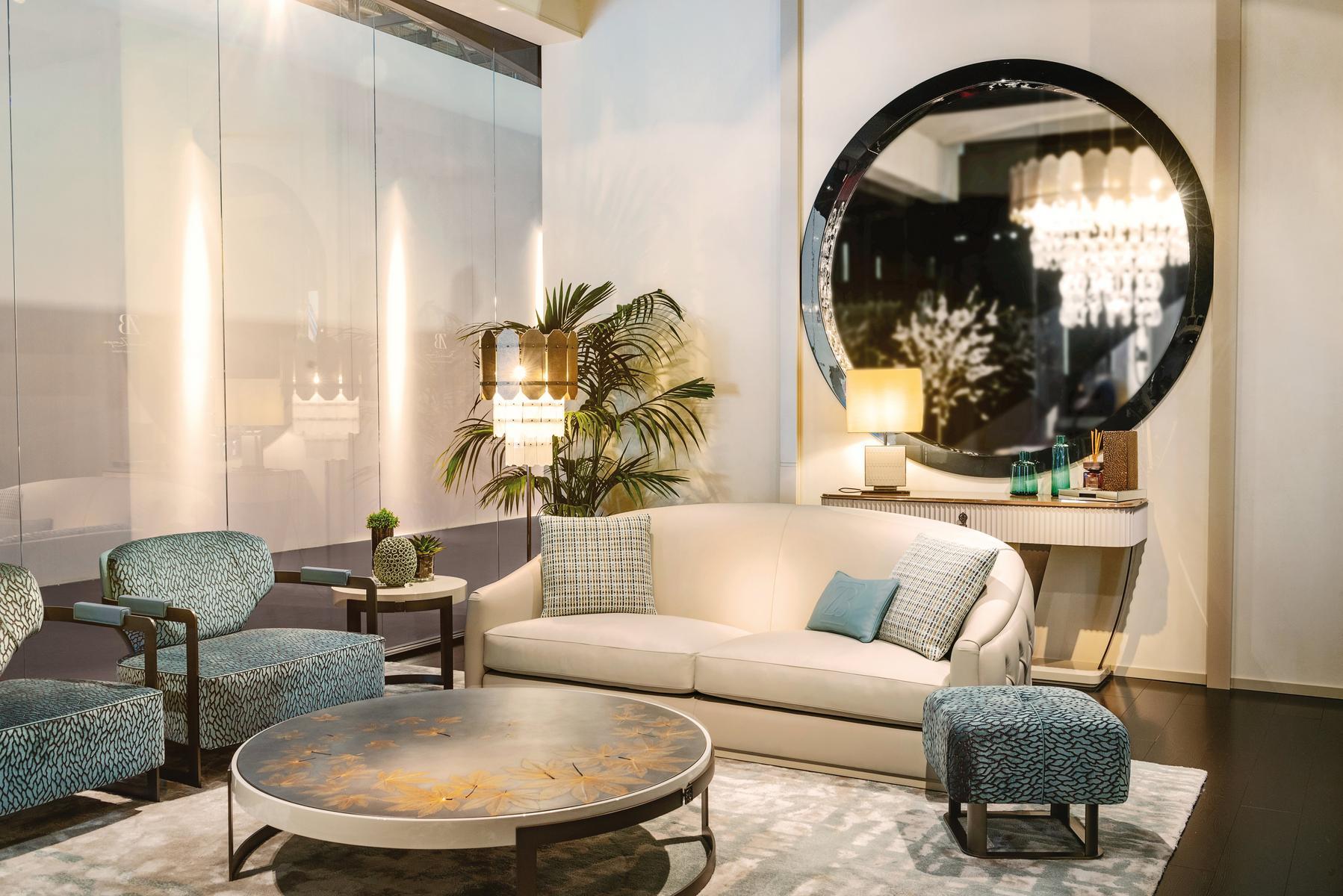 TWIN Metal floor lamp and glass shade