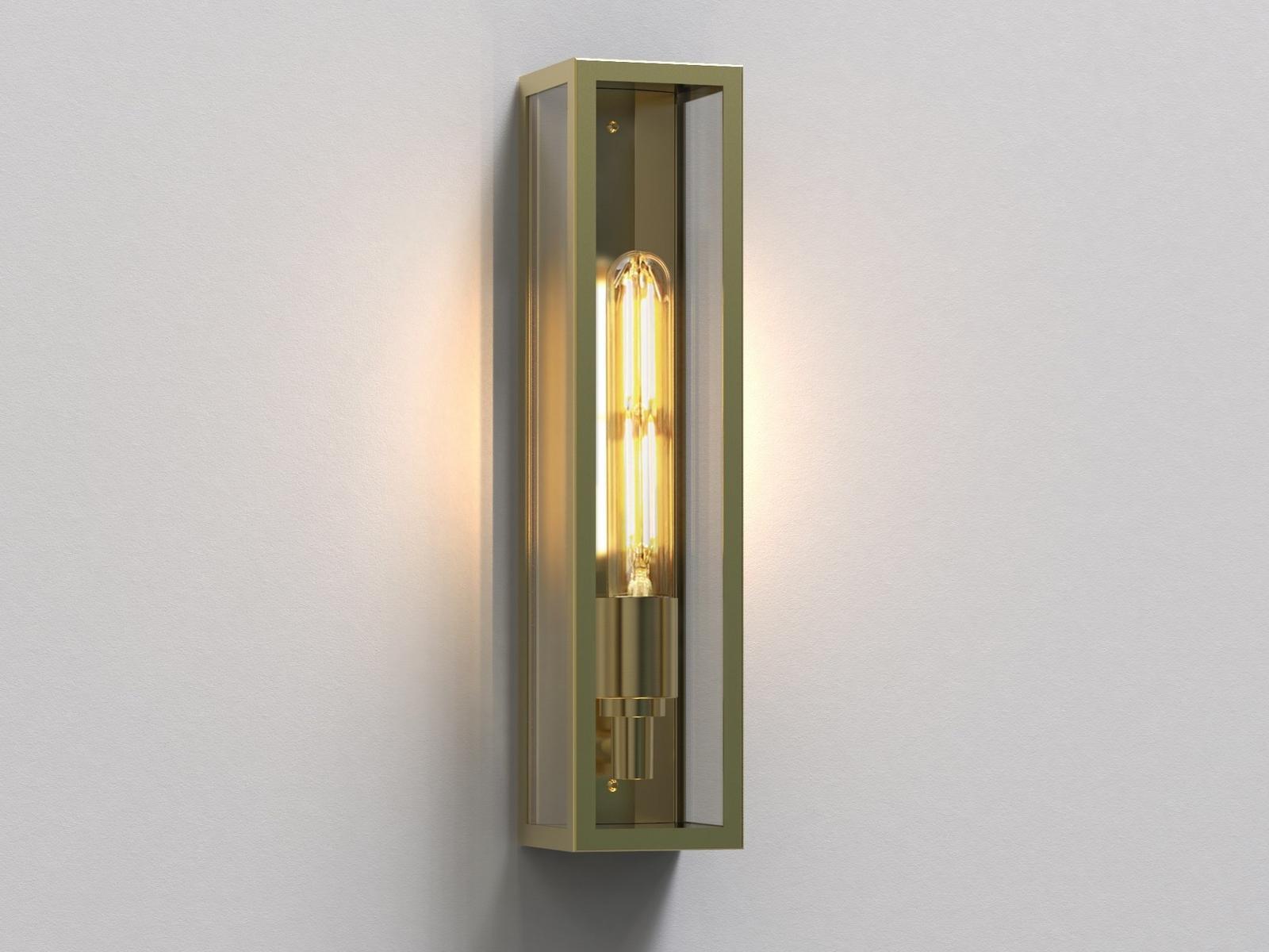 HARVARD LED brass wall light