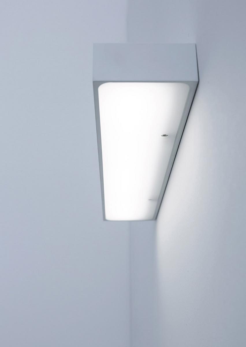 LINET LED methacrylate and metal wall lamp