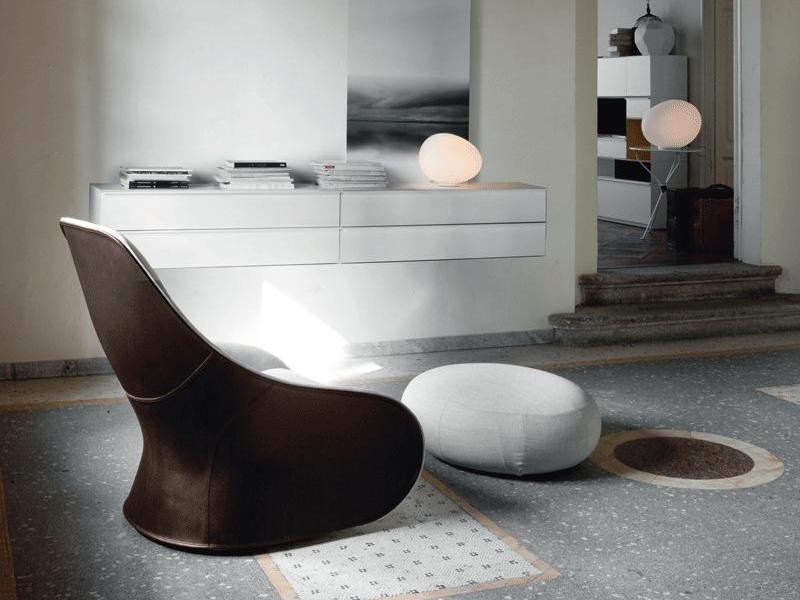 DERBY Bergere swivel armchair
