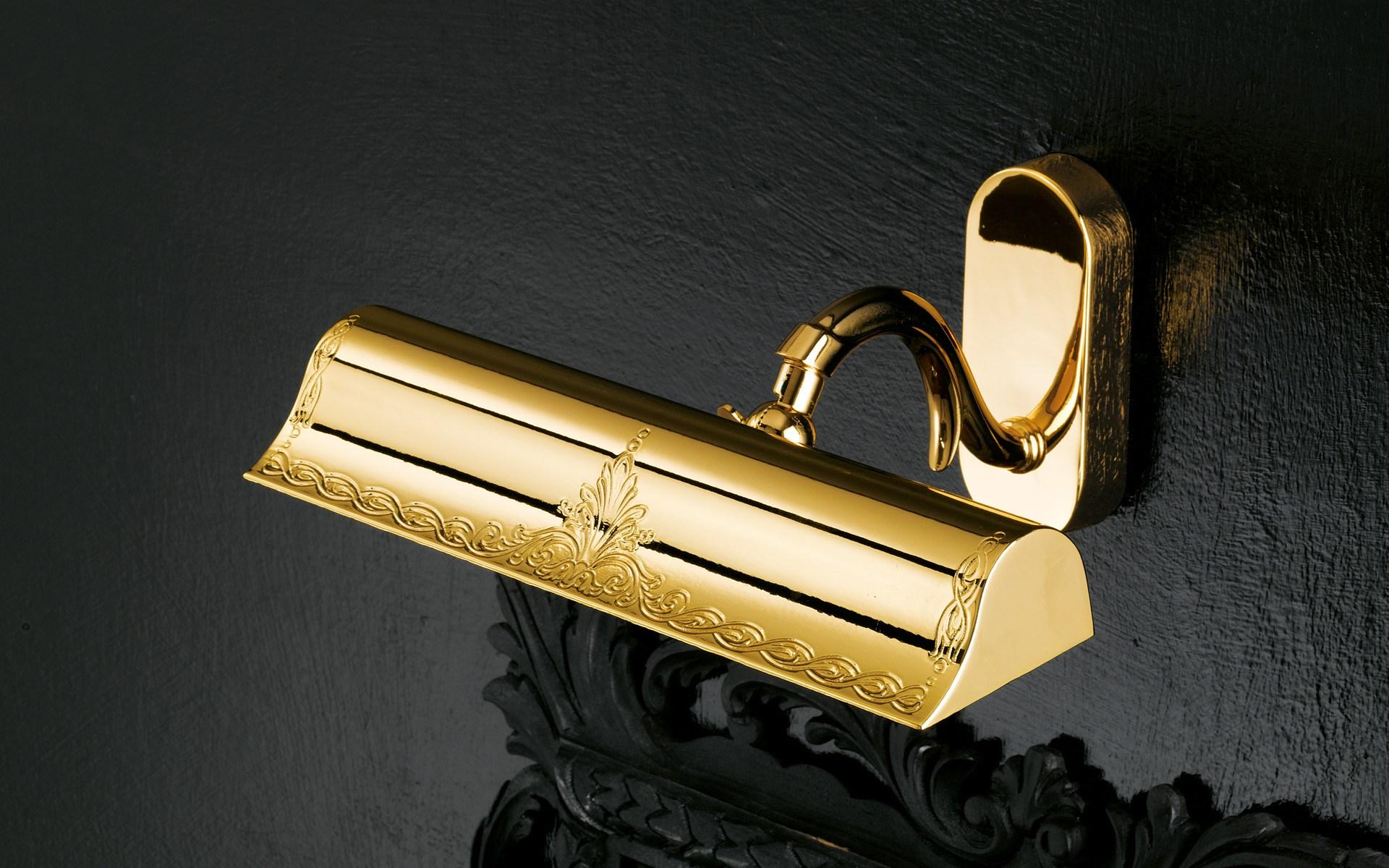 BRASS & SPOTS VE 860 Halogen metal wall light