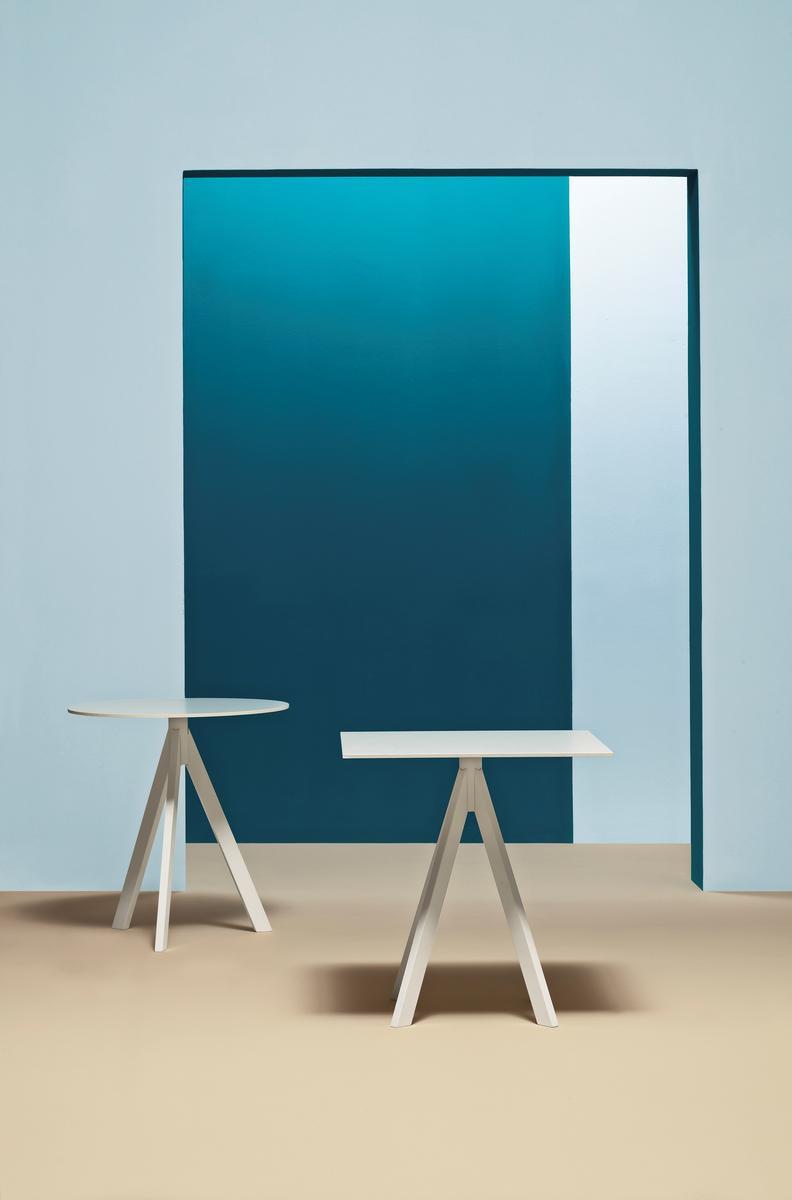 ARKI-BASE ARK3 Square round steel contract table