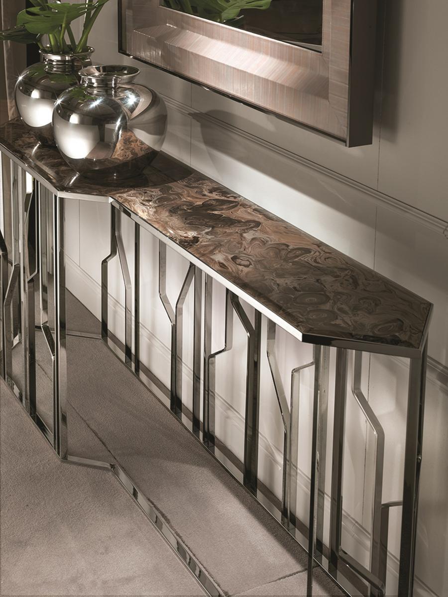GINZA Rectangular metal console
